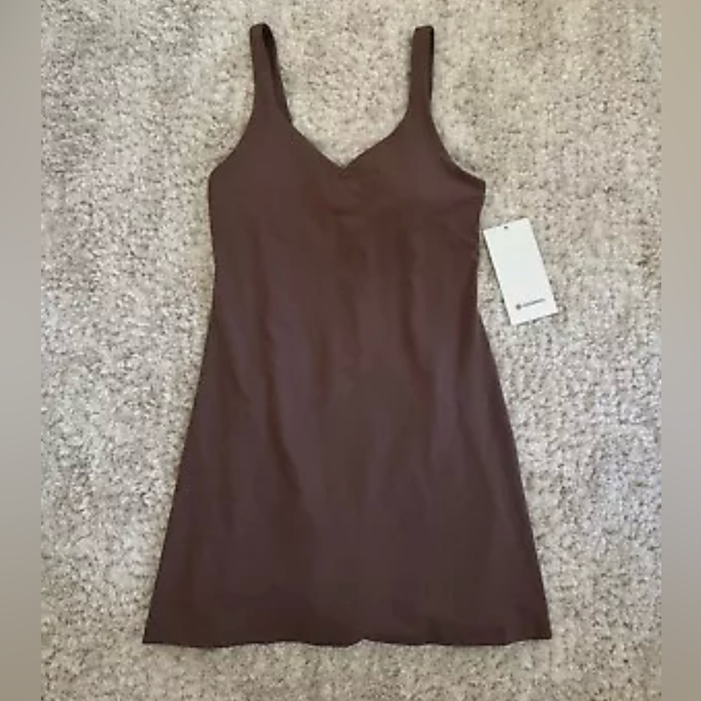 NWT Lululemon Align Dress, DKOX Dark Oxide Size 8 - Picture 1 of 6